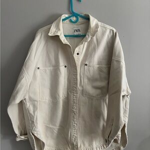 Zara Off-White Casual Shirt